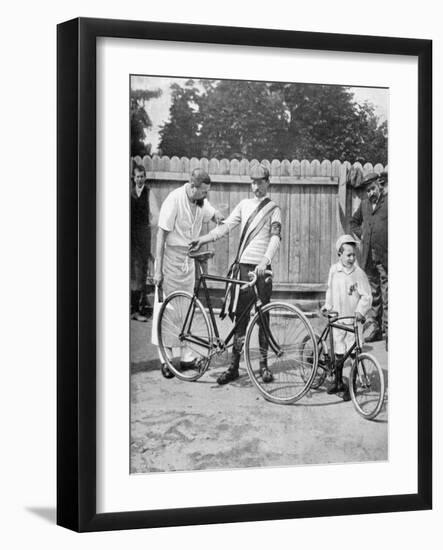 Maurice Garin, Winner of the Inaugural Tour De France, 1903-null-Framed Giclee Print