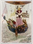 Cardinal Richelieu Playing with His Cats-Maurice Leloir-Framed Art Print