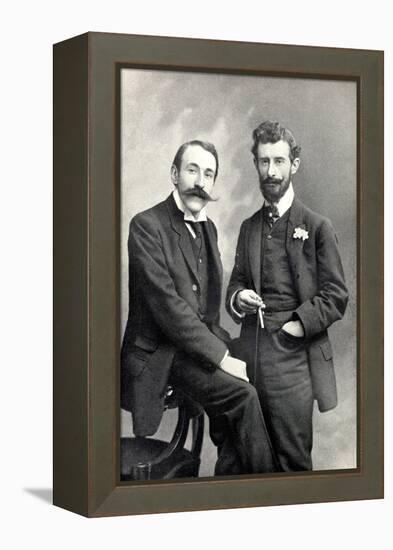 Maurice Ravel and Ricardo Vines, 1905-Pierre Petit-Framed Premier Image Canvas