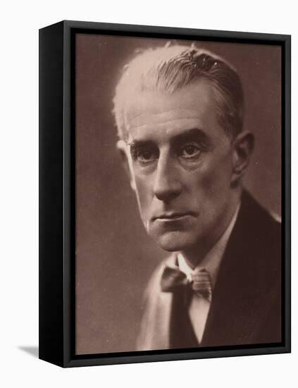 Maurice Ravel, C 1935-null-Framed Premier Image Canvas
