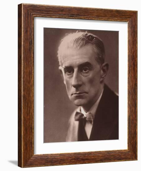 Maurice Ravel, C 1935-null-Framed Photographic Print