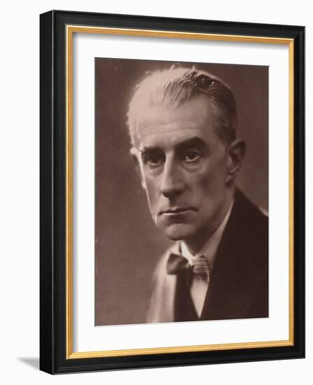 Maurice Ravel, C 1935-null-Framed Photographic Print