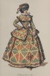 Arlequine, Italian Theater Costume-Maurice Sand-Giclee Print