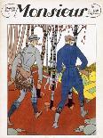 Design for Ladies Tweed Shooting Outfit, from Costumes Parisien, Pub.1912 (Pochoir Print)-Maurice Taquoy-Giclee Print