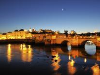 Szechenyi Chain Bridge and the Parliament at Twilight, Budapest, Hungary-Mauricio Abreu-Photographic Print