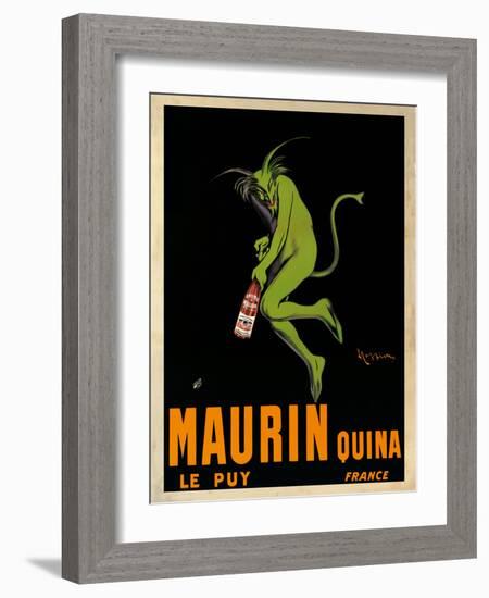 Maurin Quina, 1920 ca-Leonetto Cappiello-Framed Art Print