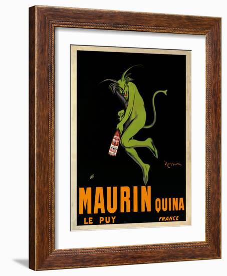 Maurin Quina, 1920 ca-Leonetto Cappiello-Framed Art Print