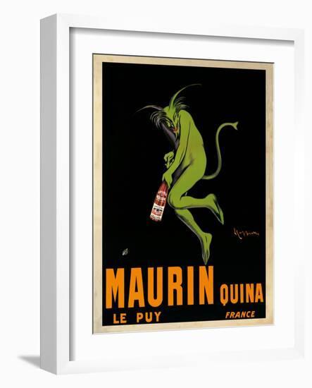 Maurin Quina, 1920 ca-Leonetto Cappiello-Framed Art Print