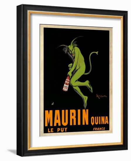 Maurin Quina, 1920 ca-Leonetto Cappiello-Framed Art Print