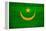 Mauritania Flag Design with Wood Patterning - Flags of the World Series-Philippe Hugonnard-Framed Stretched Canvas