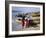 Mauritania, Nouakchott Fishermen Unload Gear from Boats Returning to Shore at Plage Des Pecheurs-Andrew Watson-Framed Photographic Print