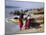 Mauritania, Nouakchott Fishermen Unload Gear from Boats Returning to Shore at Plage Des Pecheurs-Andrew Watson-Mounted Photographic Print