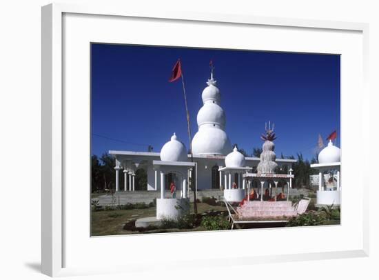 Mauritius, East Coast, Trou D'Eau Douce, Hindu Temple-null-Framed Giclee Print