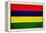 Mauritius Flag Design with Wood Patterning - Flags of the World Series-Philippe Hugonnard-Framed Stretched Canvas