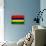 Mauritius Flag Design with Wood Patterning - Flags of the World Series-Philippe Hugonnard-Framed Stretched Canvas displayed on a wall