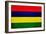 Mauritius Flag Design with Wood Patterning - Flags of the World Series-Philippe Hugonnard-Framed Premium Giclee Print