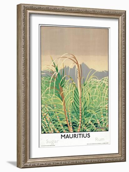 Mauritius - Sugar, Rum, from the Series 'Some Empire Islands'-Keith Henderson-Framed Giclee Print