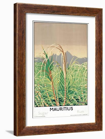 Mauritius - Sugar, Rum, from the Series 'Some Empire Islands'-Keith Henderson-Framed Giclee Print