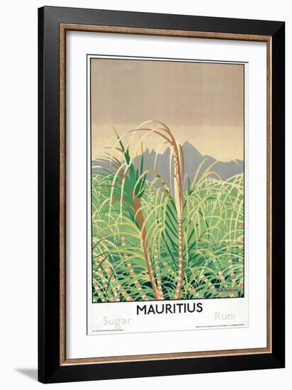 Mauritius - Sugar, Rum, from the Series 'Some Empire Islands'-Keith Henderson-Framed Giclee Print