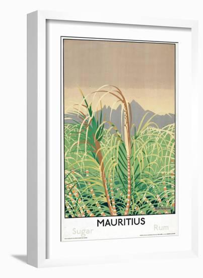 Mauritius - Sugar, Rum, from the Series 'Some Empire Islands'-Keith Henderson-Framed Giclee Print