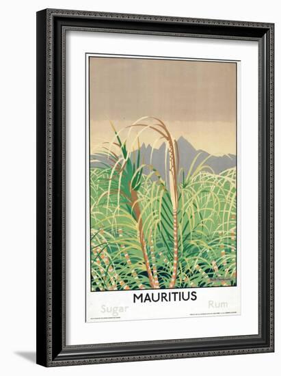 Mauritius - Sugar, Rum, from the Series 'Some Empire Islands'-Keith Henderson-Framed Giclee Print