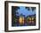 Mauritshuis and Government Buildings of Binnenhof at Night, Hofvijver, Den Haag-Gary Cook-Framed Photographic Print