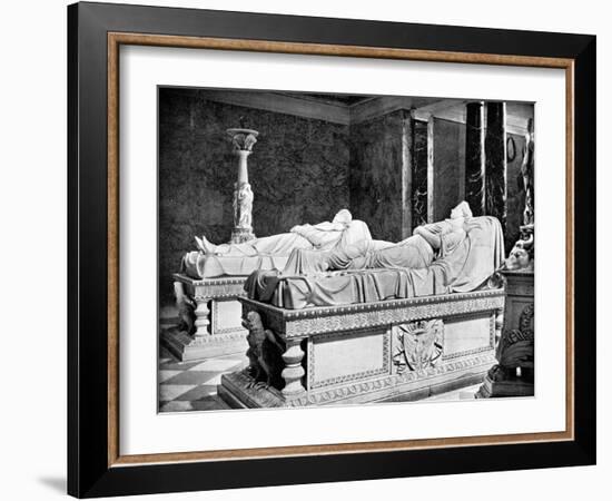 Mausoleum at Charlottenburg, Berlin, Germany, 1893-John L Stoddard-Framed Giclee Print