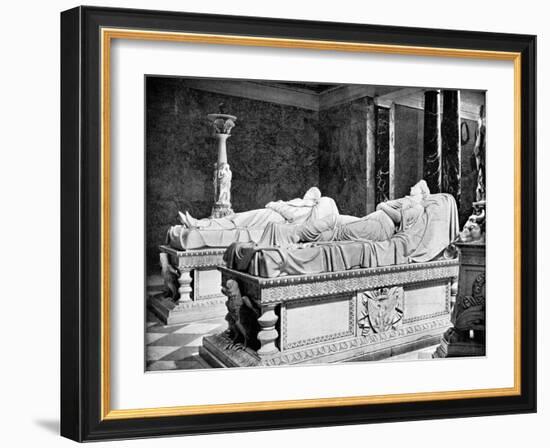 Mausoleum at Charlottenburg, Berlin, Germany, 1893-John L Stoddard-Framed Giclee Print