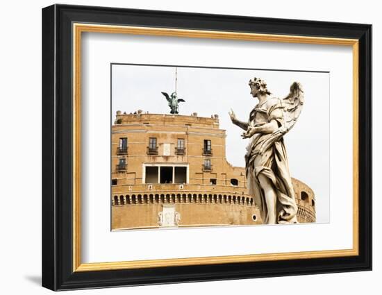 Mausoleum of Hadrian also known as Castel Sant'Angelo, Rome, Latium, Italy, Europe-Nico Tondini-Framed Photographic Print