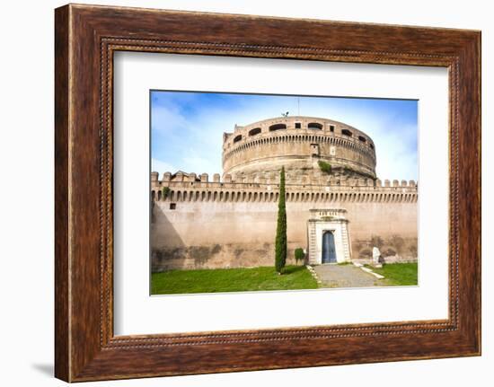 Mausoleum of Hadrian (Castel Sant'Angelo), UNESCO World Heritage Site, Rome, Lazio, Italy, Europe-Nico Tondini-Framed Photographic Print