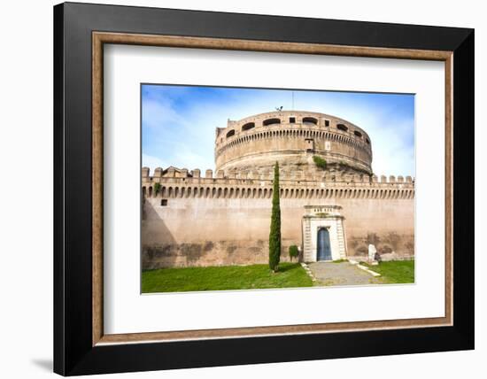 Mausoleum of Hadrian (Castel Sant'Angelo), UNESCO World Heritage Site, Rome, Lazio, Italy, Europe-Nico Tondini-Framed Photographic Print