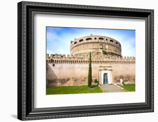 Mausoleum of Hadrian (Castel Sant'Angelo), UNESCO World Heritage Site, Rome, Lazio, Italy, Europe-Nico Tondini-Framed Photographic Print