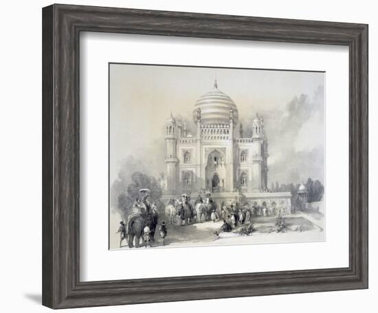 Mausoleum of Jufhir Junge, Delhi-English-Framed Premium Giclee Print