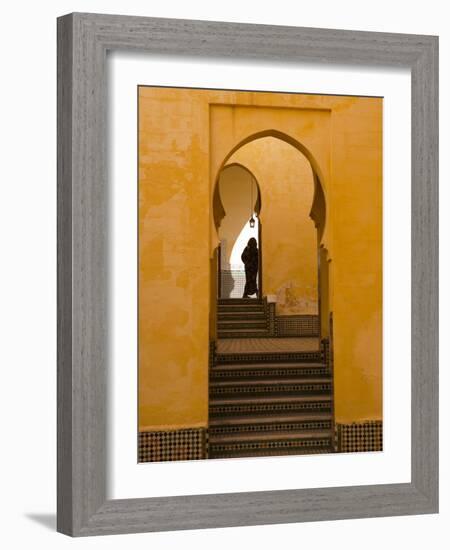 Mausoleum of Moulay Ismail, Meknes, Morocco, North Africa, Africa-Marco Cristofori-Framed Photographic Print