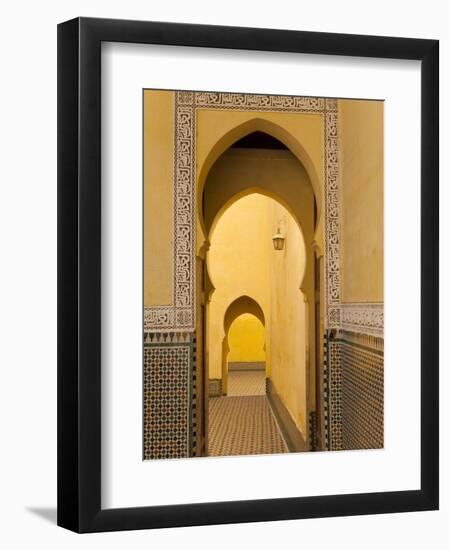 Mausoleum of Moulay Ismail, Meknes, Morocco, North Africa, Africa-Marco Cristofori-Framed Photographic Print