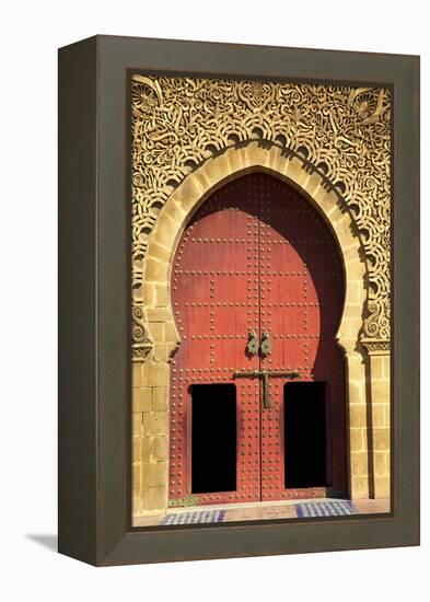 Mausoleum of Moulay Ismail, Meknes, Morocco, North Africa, Africa-Neil-Framed Premier Image Canvas