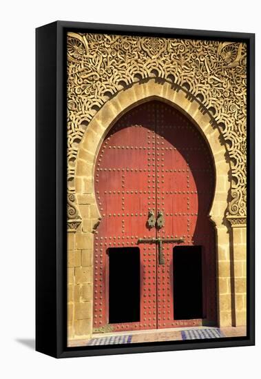 Mausoleum of Moulay Ismail, Meknes, Morocco, North Africa, Africa-Neil-Framed Premier Image Canvas