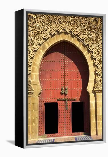 Mausoleum of Moulay Ismail, Meknes, Morocco, North Africa, Africa-Neil-Framed Premier Image Canvas