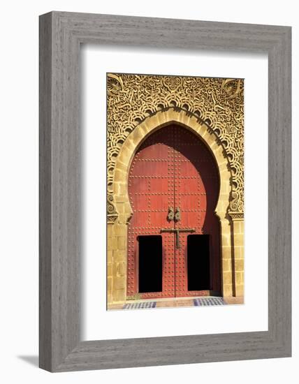 Mausoleum of Moulay Ismail, Meknes, Morocco, North Africa, Africa-Neil-Framed Photographic Print