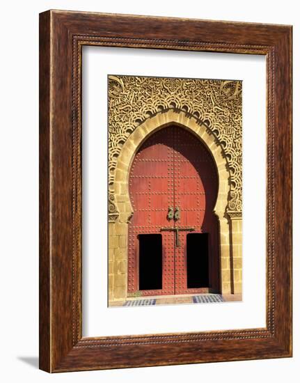 Mausoleum of Moulay Ismail, Meknes, Morocco, North Africa, Africa-Neil-Framed Photographic Print