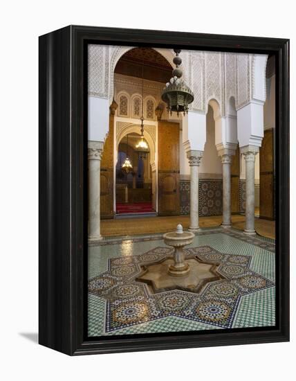 Mausoleum of Moulay Ismail, Meknes, UNESCO World Heritage Site, Morocco, North Africa, Africa-Marco Cristofori-Framed Premier Image Canvas
