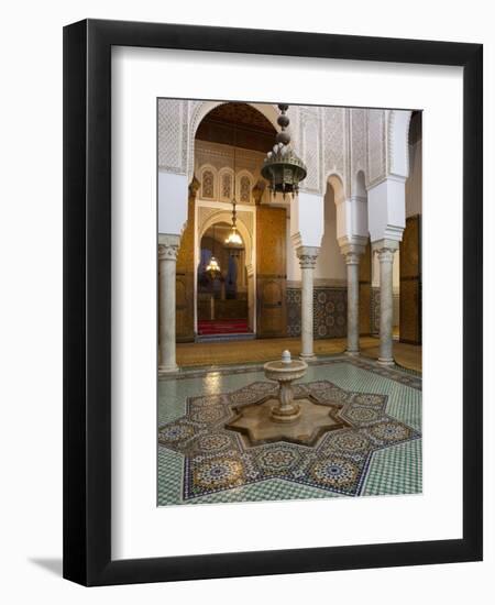 Mausoleum of Moulay Ismail, Meknes, UNESCO World Heritage Site, Morocco, North Africa, Africa-Marco Cristofori-Framed Photographic Print