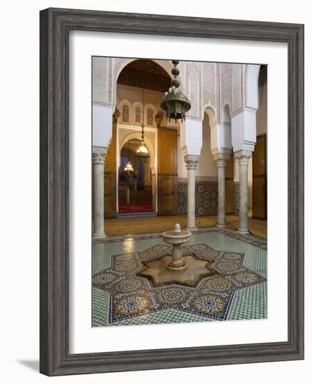 Mausoleum of Moulay Ismail, Meknes, UNESCO World Heritage Site, Morocco, North Africa, Africa-Marco Cristofori-Framed Photographic Print