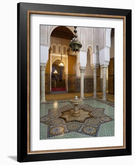 Mausoleum of Moulay Ismail, Meknes, UNESCO World Heritage Site, Morocco, North Africa, Africa-Marco Cristofori-Framed Photographic Print