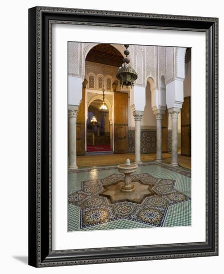 Mausoleum of Moulay Ismail, Meknes, UNESCO World Heritage Site, Morocco, North Africa, Africa-Marco Cristofori-Framed Photographic Print