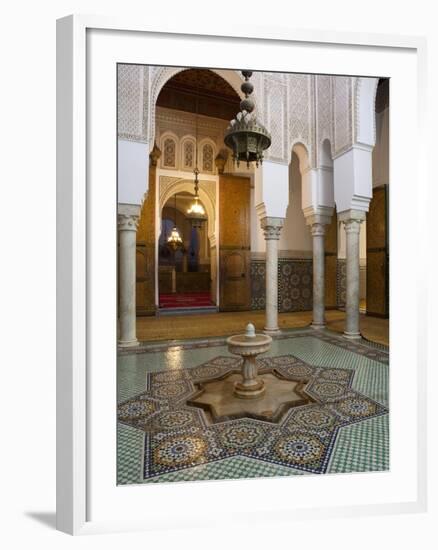 Mausoleum of Moulay Ismail, Meknes, UNESCO World Heritage Site, Morocco, North Africa, Africa-Marco Cristofori-Framed Photographic Print