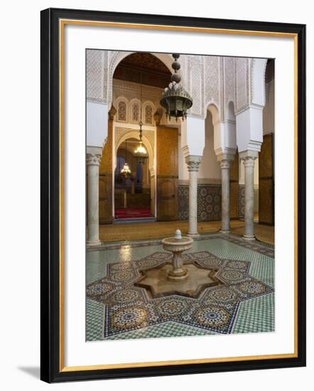 Mausoleum of Moulay Ismail, Meknes, UNESCO World Heritage Site, Morocco, North Africa, Africa-Marco Cristofori-Framed Photographic Print