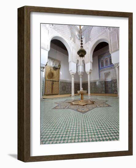 Mausoleum of Moulay Ismail, Meknes, UNESCO World Heritage Site, Morocco, North Africa, Africa-Marco Cristofori-Framed Photographic Print