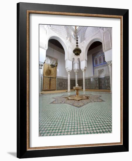 Mausoleum of Moulay Ismail, Meknes, UNESCO World Heritage Site, Morocco, North Africa, Africa-Marco Cristofori-Framed Photographic Print