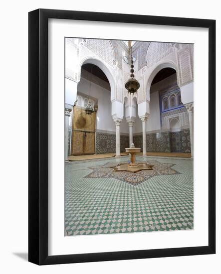 Mausoleum of Moulay Ismail, Meknes, UNESCO World Heritage Site, Morocco, North Africa, Africa-Marco Cristofori-Framed Photographic Print